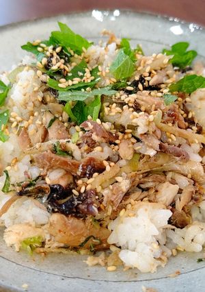 塩焼きサンマの混ぜ込みご飯-レシピのメイン写真