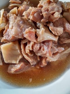 簡単 ボイル済牛スジ肉の煮物 牛すじ肉-レシピのメイン写真