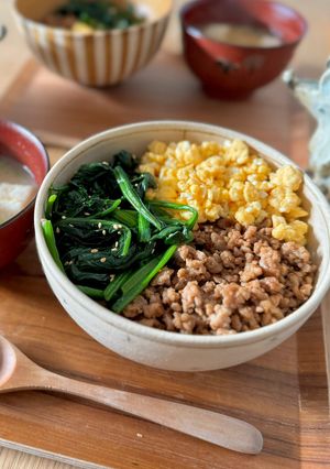 【簡単豪華】三色丼-レシピのメイン写真