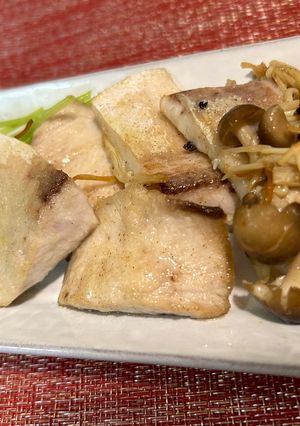 ブリとキノコ簡単炒め-レシピのメイン写真