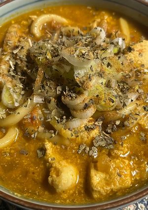 バターチキンカレーうどん-レシピのメイン写真