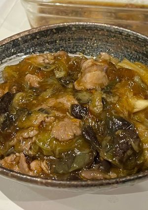 ちょい辛🌶豚なすキャベツのあんかけ炒め-レシピのメイン写真
