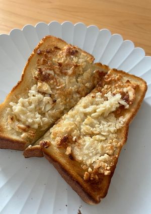 アーモンドバタートースト🍞-レシピのメイン写真