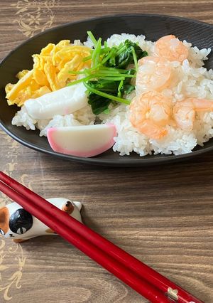 シンプルなエビぷり散らし-レシピのメイン写真