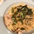 ワンパン!塩昆布と豚肉のパスタ