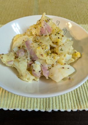 10分爆速!レンジでホクホク絶品ポテサラ-レシピのメイン写真