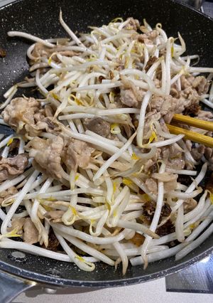 もやしと豚肉と◯◯の炒め物-レシピのメイン写真