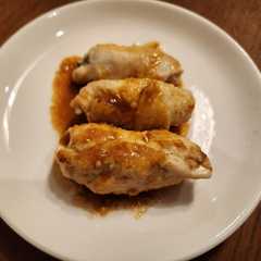 รูปของ 鶏むね肉のしそチーズ巻き