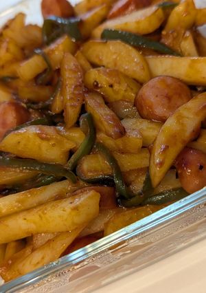【おかず・お弁当】じゃがいものナポリタン-レシピのメイン写真