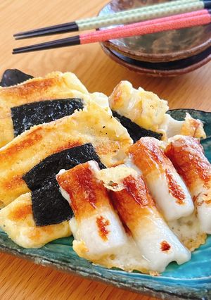 簡単おつまみ☆パリパリチーズの磯部ちくわ-レシピのメイン写真
