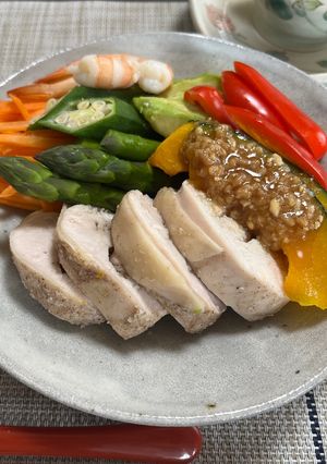 肥満改善☆満腹サラダチキン-レシピのメイン写真