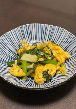 わけぎと玉子の中華風炒め♪-レシピのメイン写真
