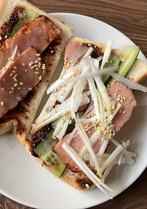 北京風チャーシューパン🍞カナッペ-レシピのメイン写真
