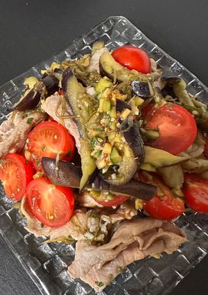山形だしで夏野菜の冷しゃぶ-レシピのメイン写真