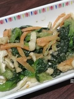 菜の花と油揚げのゴマ味噌和え-レシピのメイン写真