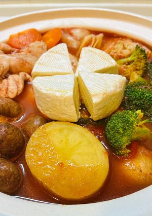 【高密度栄養】旨みたっぷりトマト鍋-レシピのメイン写真