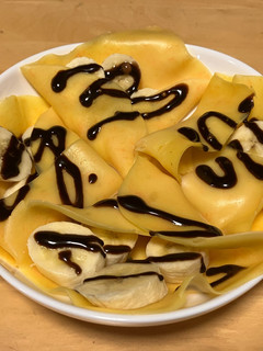にんじんクレープ(チョコバナナ)-レシピのメイン写真