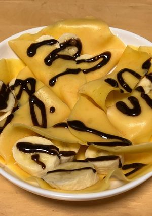にんじんクレープ（チョコバナナ）-レシピのメイン写真