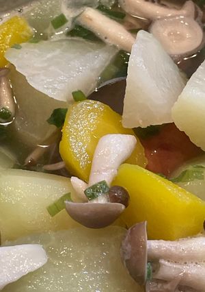 コールラビと黄人参のポトフ-レシピのメイン写真