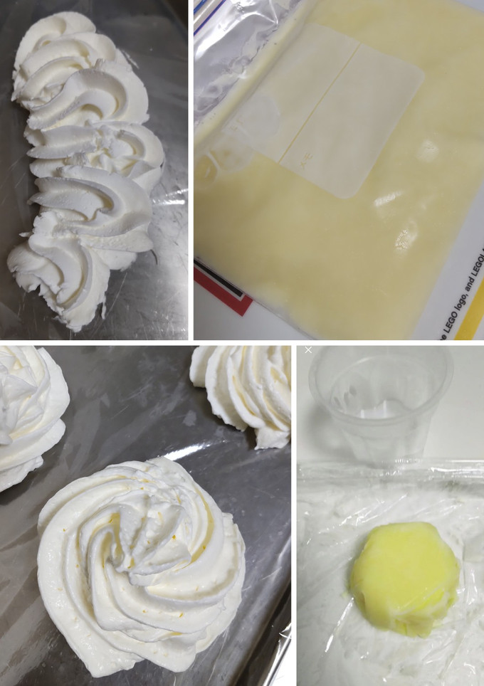 冷凍ホイップ＆生クリーム＊冷凍保存＊救済-レシピのメイン写真