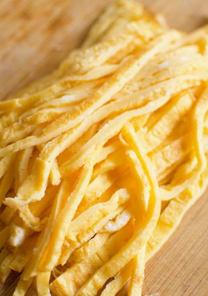 簡単失敗なし!基本の錦糸卵(冷やし中華等-レシピのメイン写真
