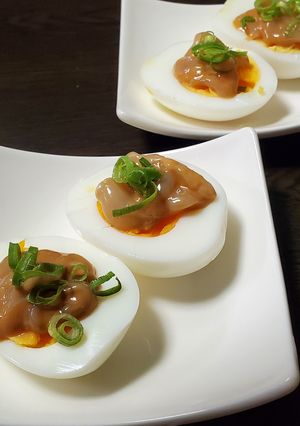 おつまみ塩辛たまご-レシピのメイン写真