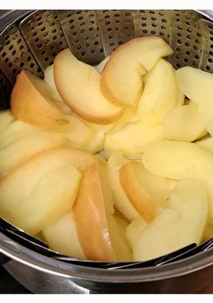 蒸しりんご-レシピのメイン写真