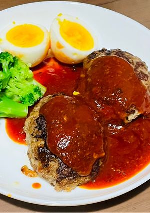 ハンバーグ-レシピのメイン写真