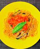 フレッシュミニトマトのパスタ