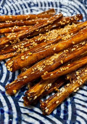 大人のつまみ⭐︎牛蒡のピリ辛甘辛揚げ-レシピのメイン写真