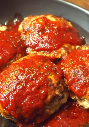 ハンバーグ-レシピのメイン写真