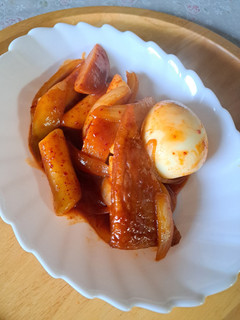 韓国ごはん*トッポッキ(甘辛味噌餅炒め)-レシピのメイン写真