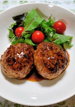 簡単夕飯！照り焼き和風ハンバーグソース！肉料理-レシピのメイン写真