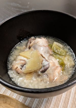 疲れた体に！手羽元でカンタン参鶏湯-レシピのメイン写真