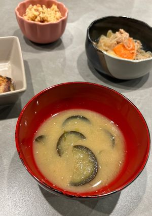ナスの味噌汁-レシピのメイン写真