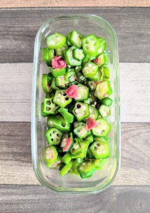 お腹に優しいオクラの梅あえ-レシピのメイン写真