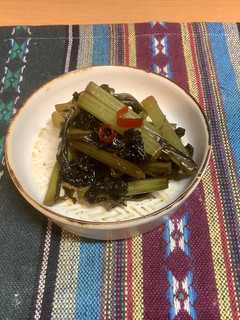 野沢菜の油炒め-レシピのメイン写真
