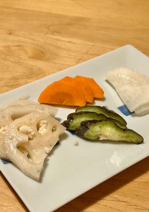 塩麹でつくる野菜のお漬物-レシピのメイン写真