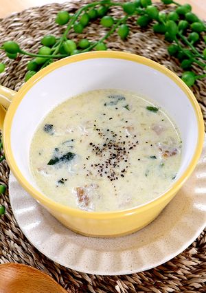 栄養満点◎豆乳スープ-レシピのメイン写真
