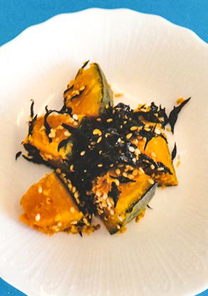 かぼちゃとひじきの大葉風味-レシピのメイン写真