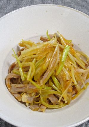 ねぎ豚（ピリ辛味噌和え）-レシピのメイン写真