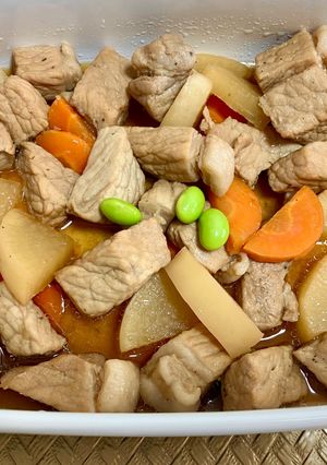 豚肩ロースの黒糖お酢煮-レシピのメイン写真