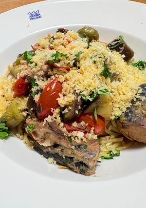 鯖缶と茄子🍆トマト🍅のシチリア風パスタ🎵-レシピのメイン写真