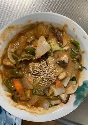 お一人様クリーミー味根菜たっぷり野菜炒め-レシピのメイン写真