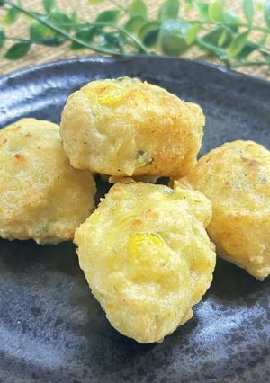 鶏むねコーンポタージュから揚げ｜はっち丸-レシピのメイン写真