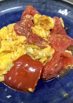 トマトと卵の炒め物-レシピのメイン写真
