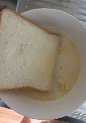粒たっぷりとうろもこしのスープと食パン-レシピのメイン写真
