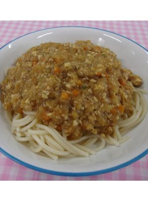 【学校給食】肉みそスパゲッティ（ソース）-レシピのメイン写真