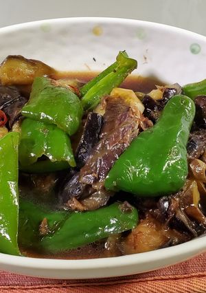 🤍那須とピーマンの煮浸し-レシピのメイン写真