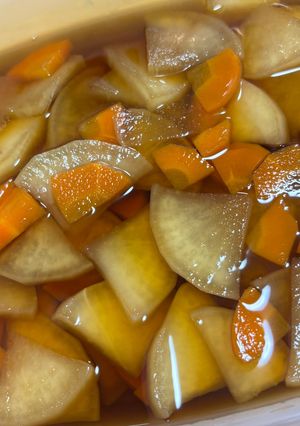 人参と大根の甘煮-レシピのメイン写真